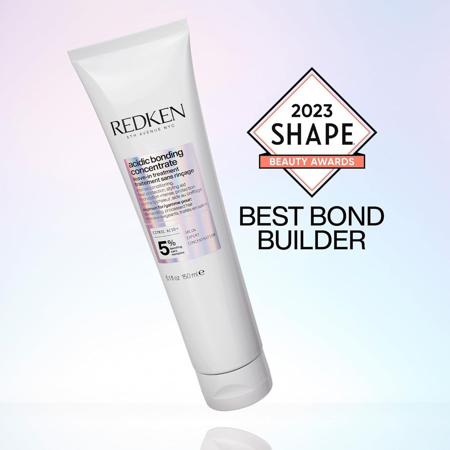 Redken Leave-In Treatment, Repairs & Protects Colour-Treated Hair, Acidic Perfecting Concentrate, 150 Ml