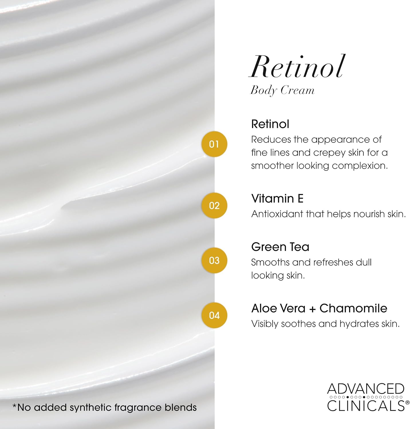 Advanced Clinicals Vitamin C Cream Advanced Brightening Cream Anti Aging Cream For Age Spots Dark Spots On Face Hands Body 16 Ounce Multi