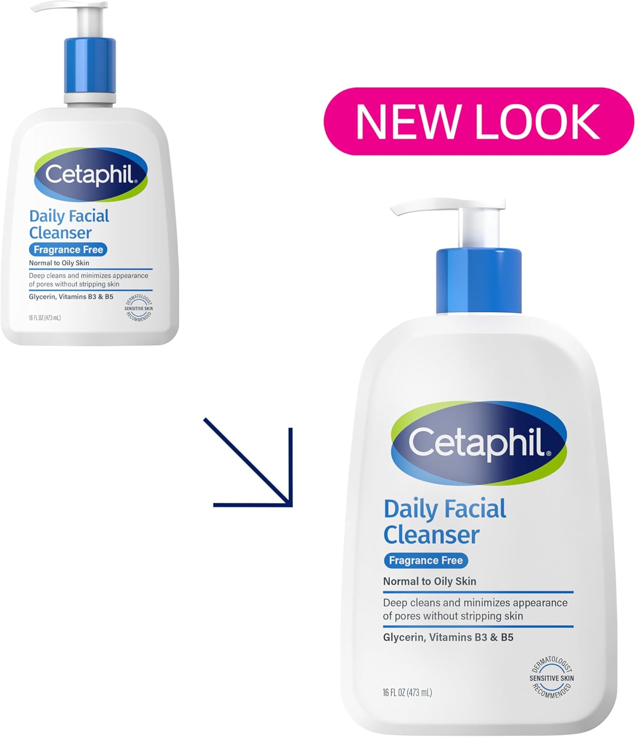 Cetaphil Daily Facial Cleanser FF - 16 oz
