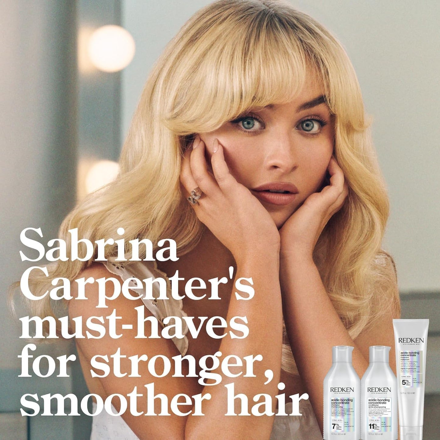 Redken Leave-In Treatment, Repairs & Protects Colour-Treated Hair, Acidic Perfecting Concentrate, 150 Ml