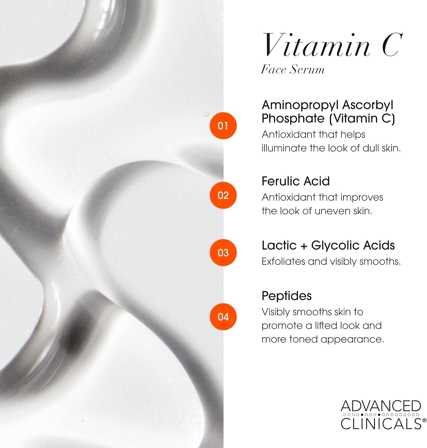Advanced Clinicals Vitamin C Cream Advanced Brightening Cream Anti Aging Cream For Age Spots Dark Spots On Face Hands Body 16 Ounce Multi