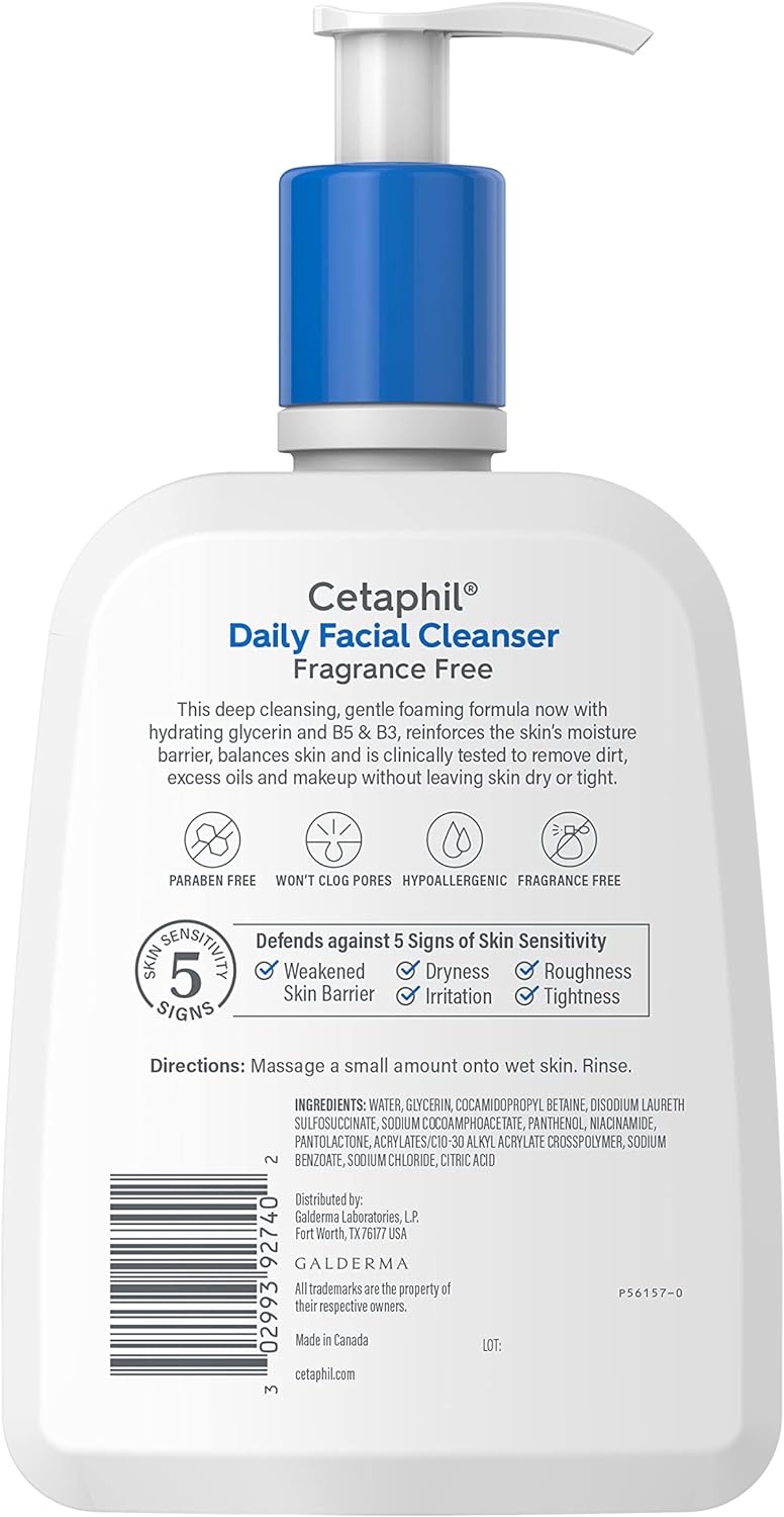 Cetaphil Daily Facial Cleanser FF - 16 oz