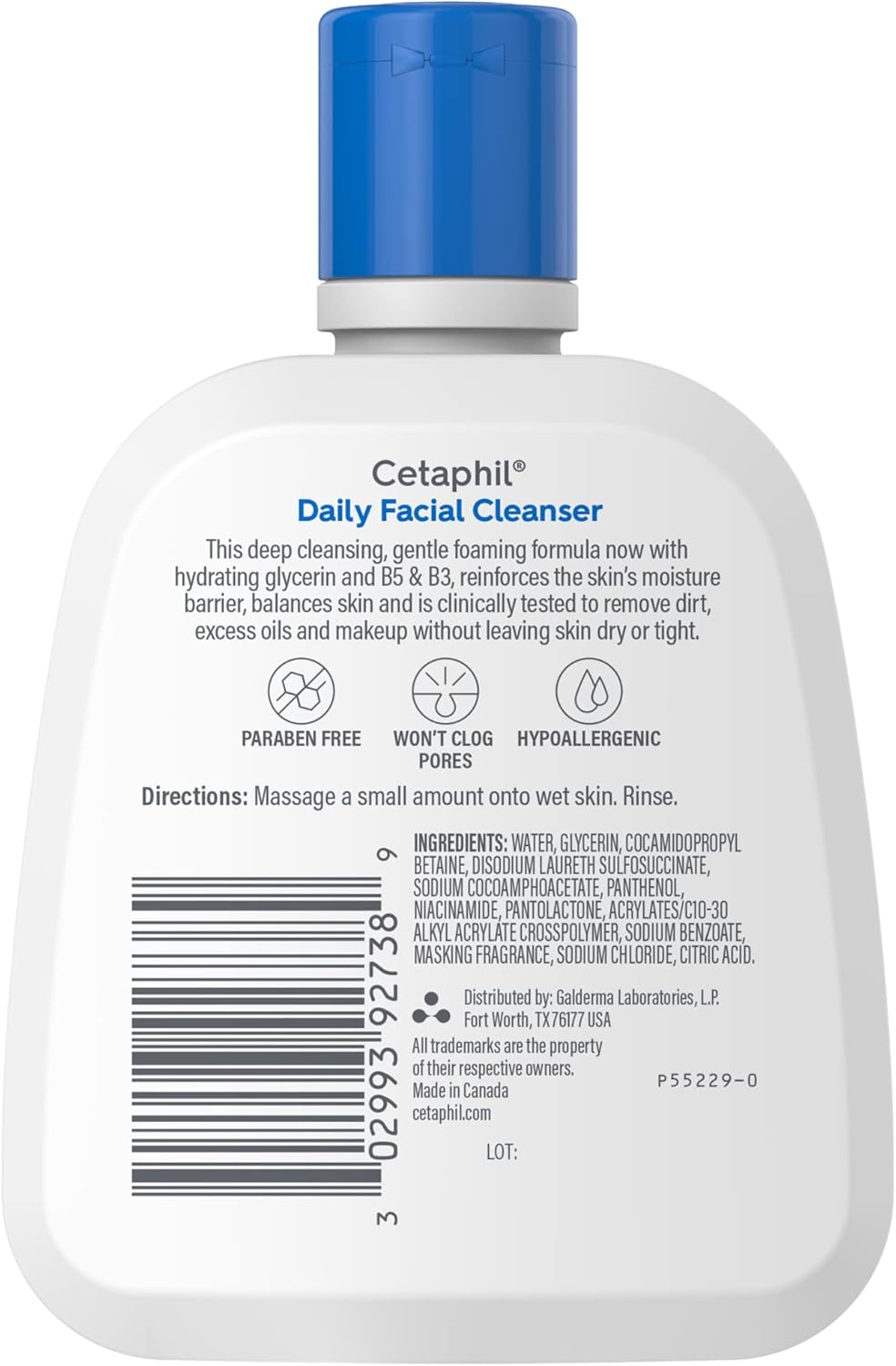 Cetaphil Daily Facial Cleanser FF - 16 oz