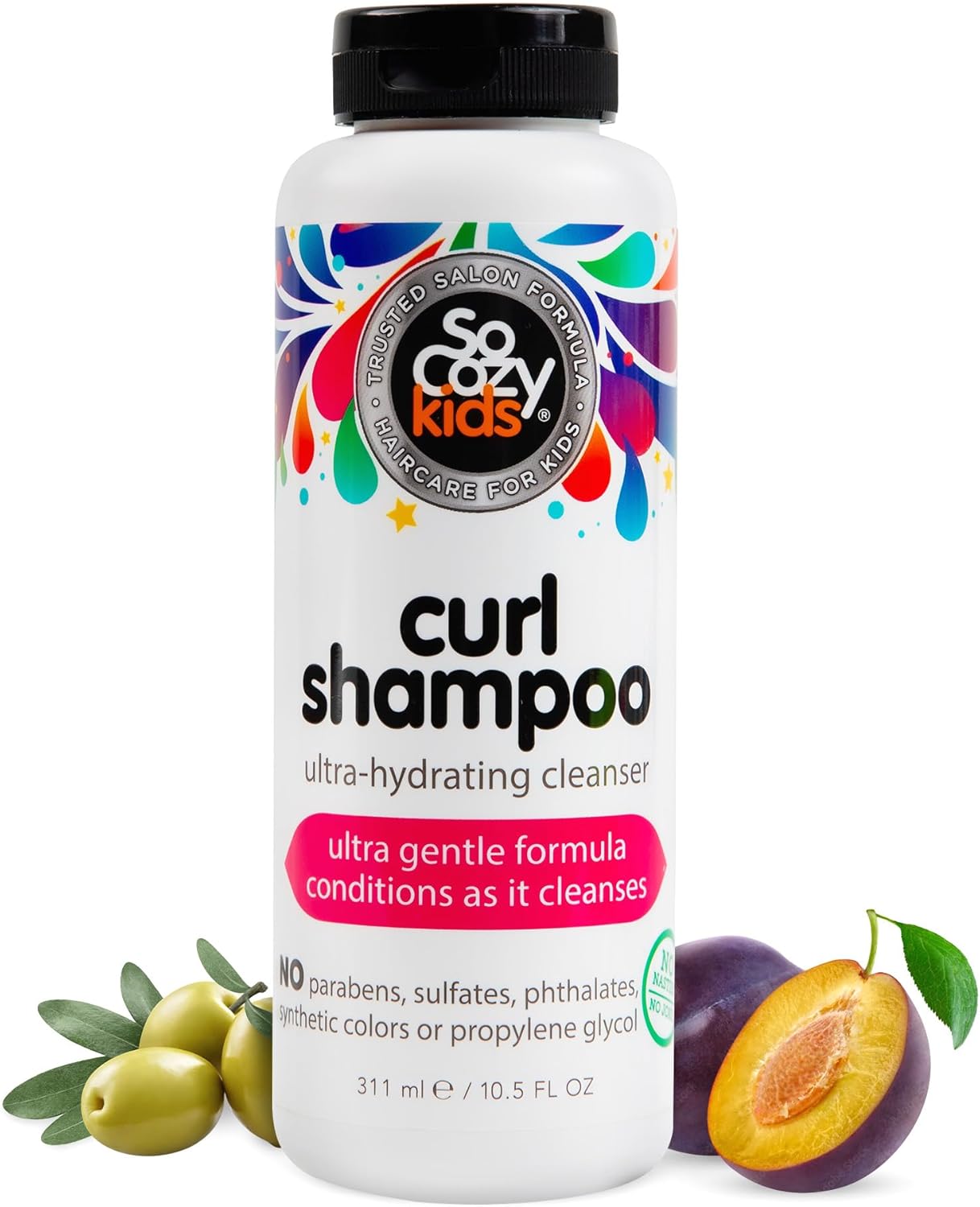 SO COZY Curl Shampoo Sweet-Crème, No Frizz or Fuss, Curls Done Right, 10.5 fl. oz.