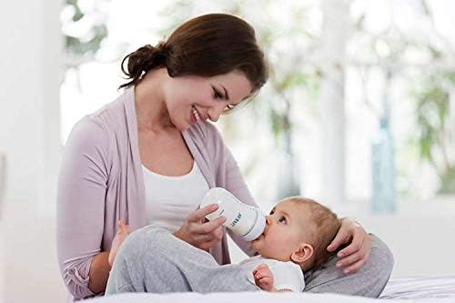 Philips AVENT Natural Baby Bottle with Natural Response, Clear, 11oz, 4pk, SCY906/04