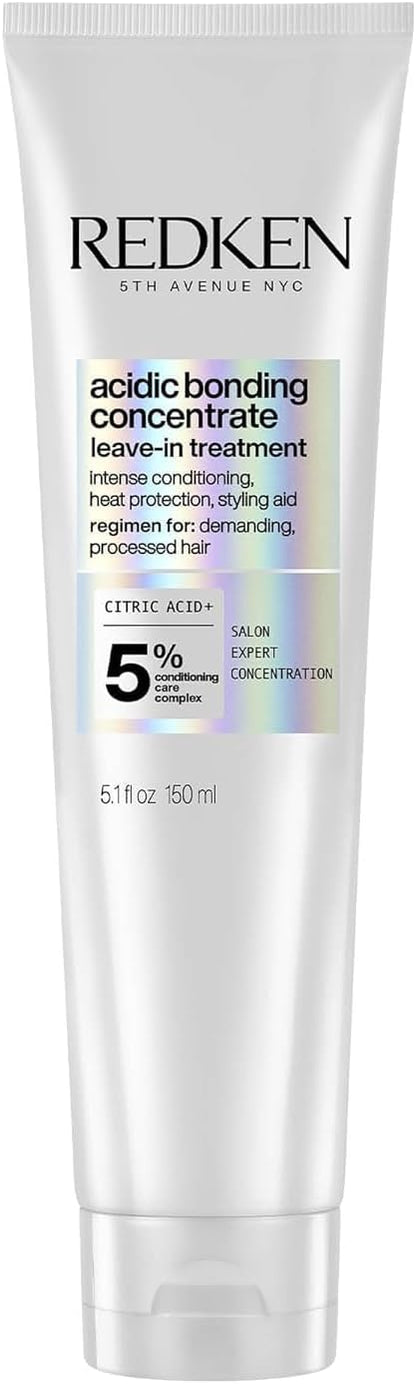 Redken Leave-In Treatment, Repairs & Protects Colour-Treated Hair, Acidic Perfecting Concentrate, 150 Ml