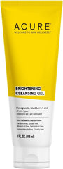 ACURE Brightening Cleansing Gel | 100% Vegan | For A Brighter Appearance | Pomegranate, Blackberry & Acai - Antioxidant- Rich & Super Gentle | All Skin Types | 4 Fl Oz
