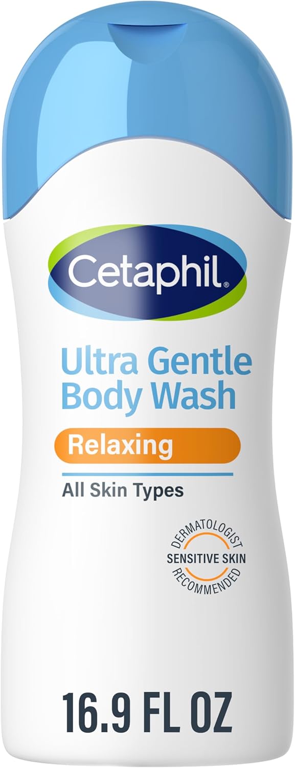 Cetaphil Ultra Gentle Body Wash, Skin Soothing, 16.9 Ounce