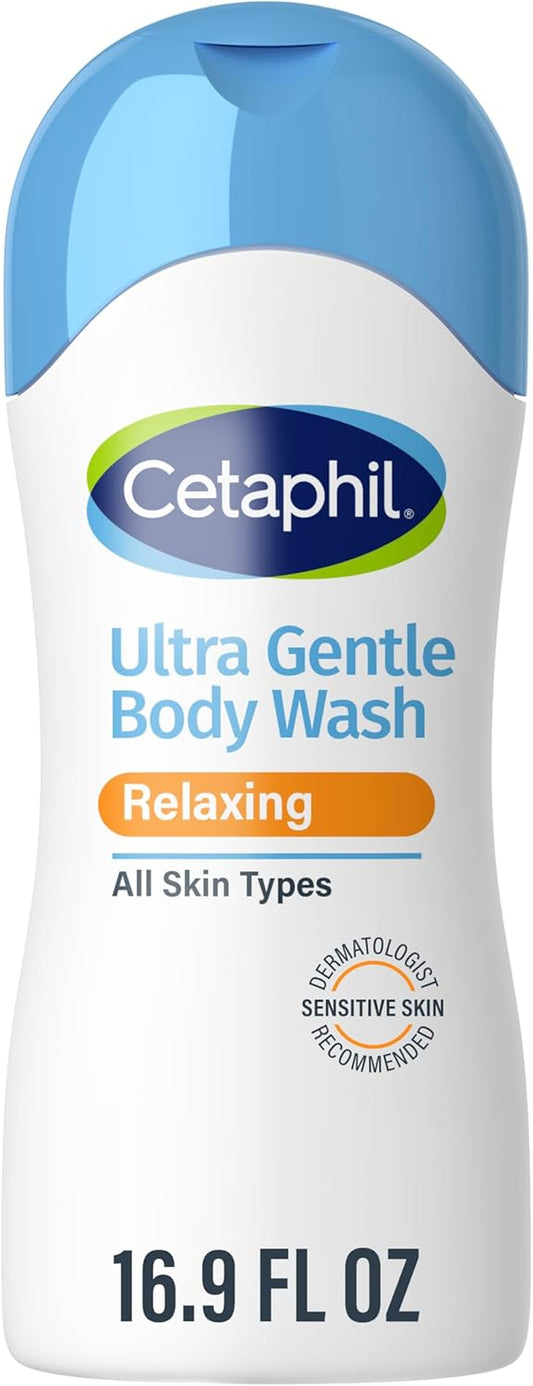Cetaphil Ultra Gentle Body Wash, Skin Soothing, 16.9 Ounce