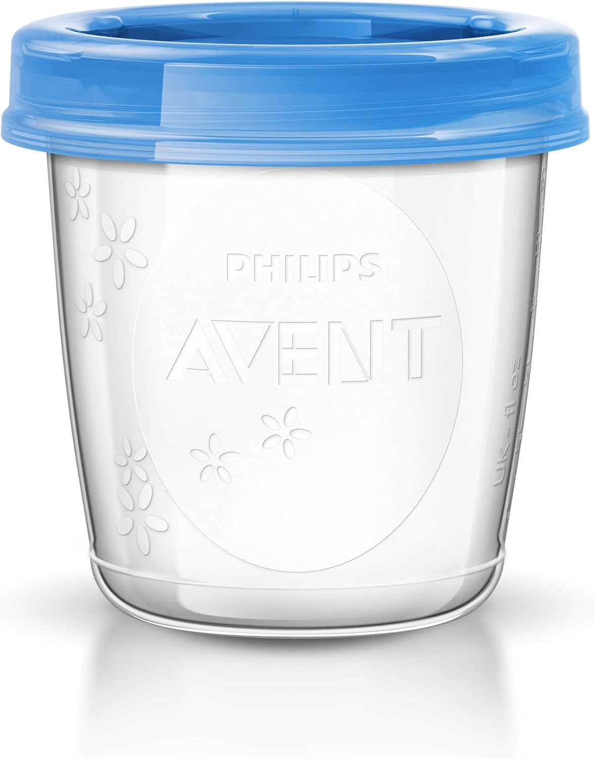 Philips Avent Breast Milk Storage Cups And Lids, 6oz Containers, Pack of 10, SCF618/10