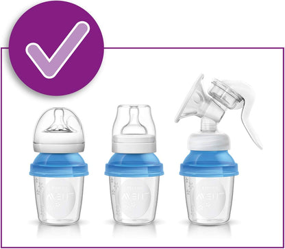 Philips Avent Breast Milk Storage Cups And Lids, 6oz Containers, Pack of 10, SCF618/10