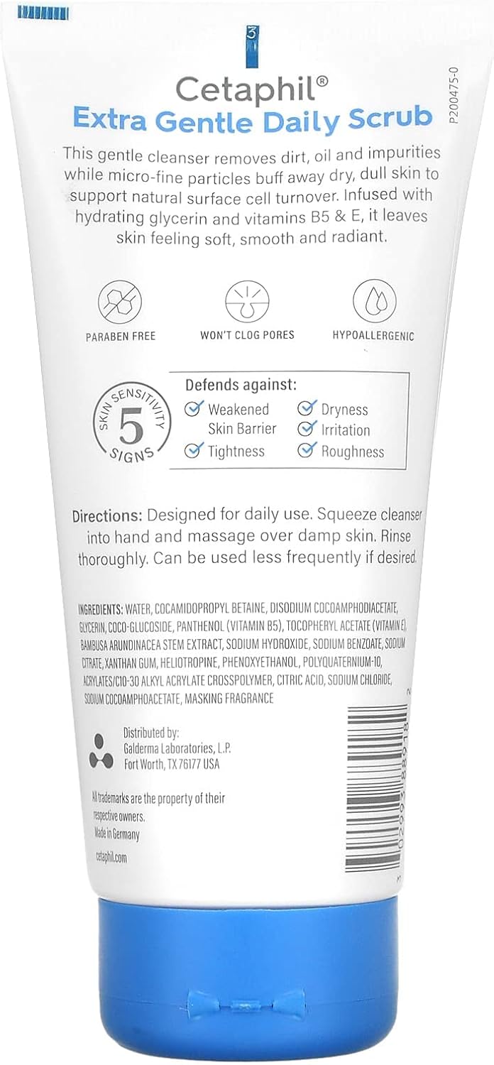 Cetaphil Extra Gentle Daily Scrub 6OZ