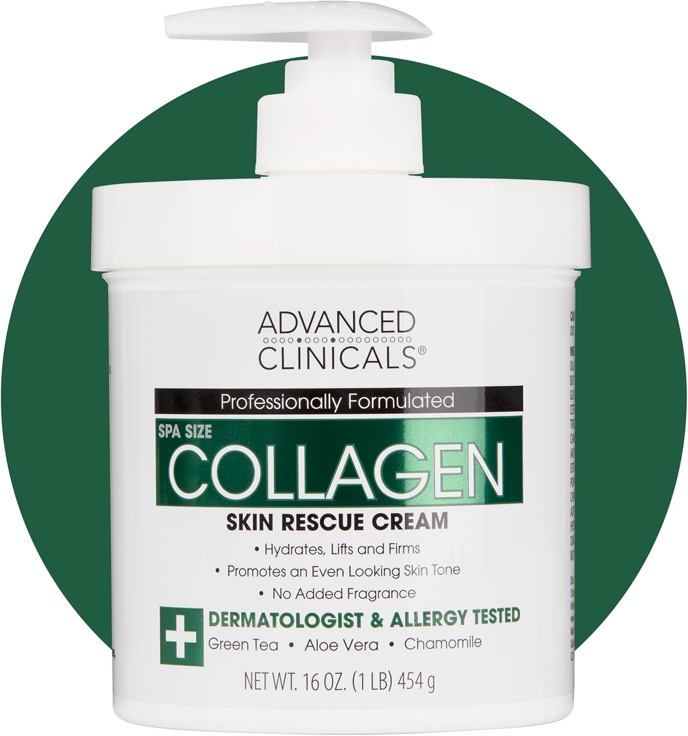 Advanced Clinicals Collagen Skin Rescue Lotion