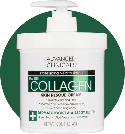Advanced Clinicals Collagen Skin Rescue Lotion