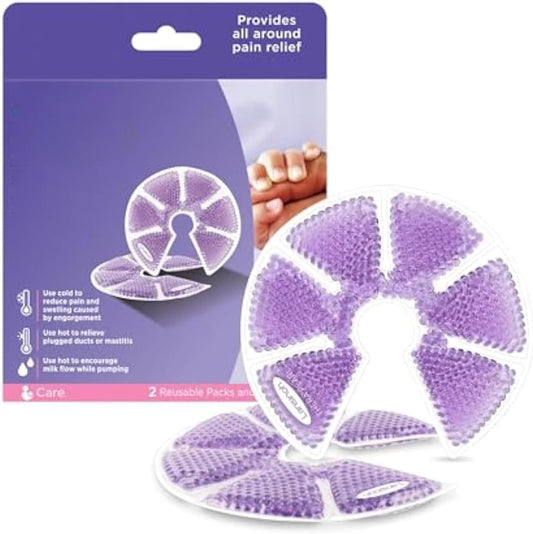 Lansinoh TheraPearl 3 in 1 Hot or Cold Breast Therapy , Pack of 2