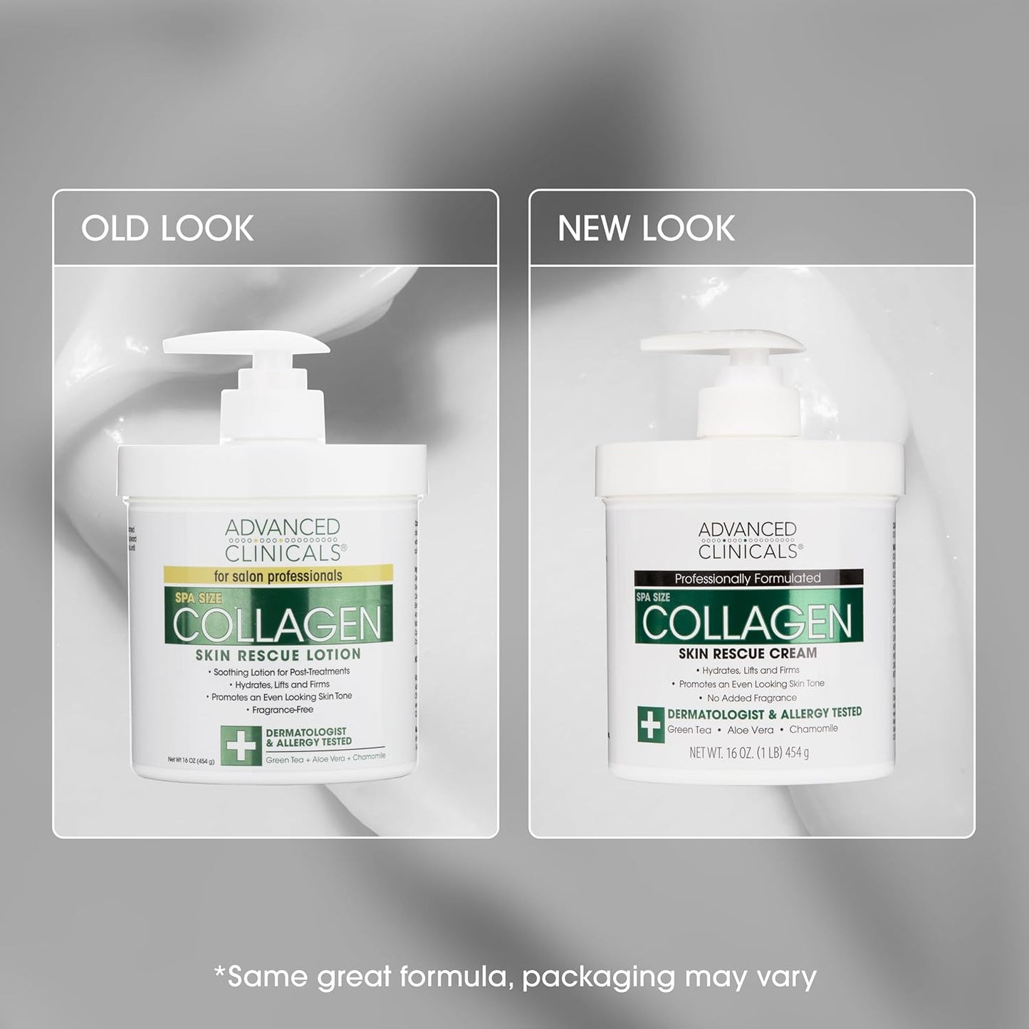 Advanced Clinicals Collagen Skin Rescue Lotion