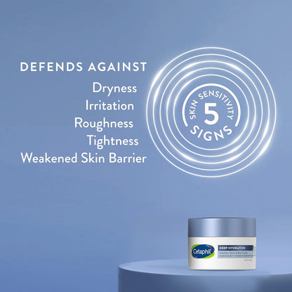 CETAPHIL Deep Hydration Fragrance Free 48 Hour Activation Serum, 1 fl oz, 48Hr Dry Skin Face Moisturizer for Sensitive Skin, With Hyaluronic Acid, Vitamin E & B5, Dermatologist Recommended