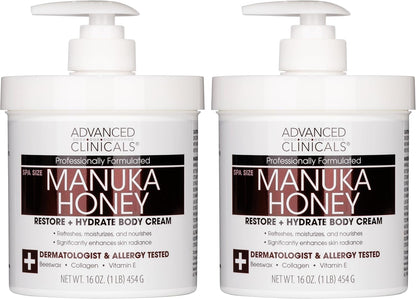 Advanced Clinicals Vitamin C Cream Advanced Brightening Cream Anti Aging Cream For Age Spots Dark Spots On Face Hands Body 16 Ounce Multi