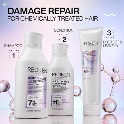 Redken Leave-In Treatment, Repairs & Protects Colour-Treated Hair, Acidic Perfecting Concentrate, 150 Ml