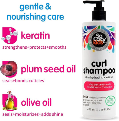 SO COZY Curl Shampoo Sweet-Crème, No Frizz or Fuss, Curls Done Right, 10.5 fl. oz.