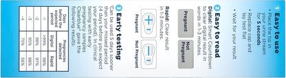 Clearblue Rapid Detection Pregnancy Test, Home Pregnancy Kit, 2 Count