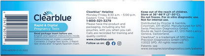 Clearblue Rapid Detection Pregnancy Test, Home Pregnancy Kit, 2 Count