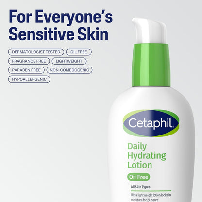 Cetaphil Daily Oil-Free Hydrating Lotion 3 oz