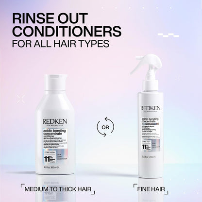 Redken Leave-In Treatment, Repairs & Protects Colour-Treated Hair, Acidic Perfecting Concentrate, 150 Ml