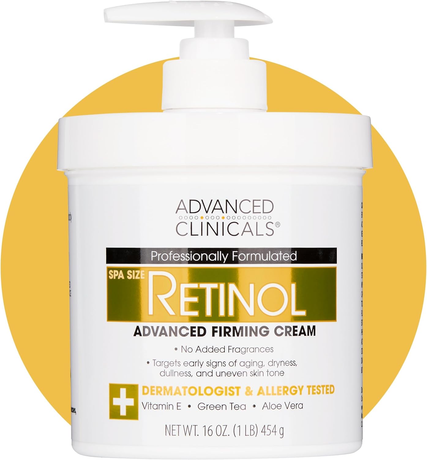 Advanced Clinicals Vitamin C Cream Advanced Brightening Cream Anti Aging Cream For Age Spots Dark Spots On Face Hands Body 16 Ounce Multi