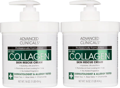 Advanced Clinicals Vitamin C Cream Advanced Brightening Cream Anti Aging Cream For Age Spots Dark Spots On Face Hands Body 16 Ounce Multi