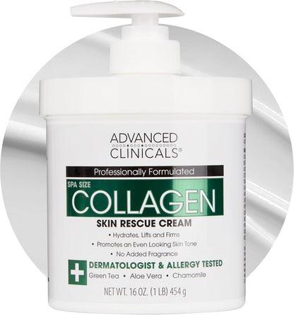 Advanced Clinicals Vitamin C Cream Advanced Brightening Cream Anti Aging Cream For Age Spots Dark Spots On Face Hands Body 16 Ounce Multi