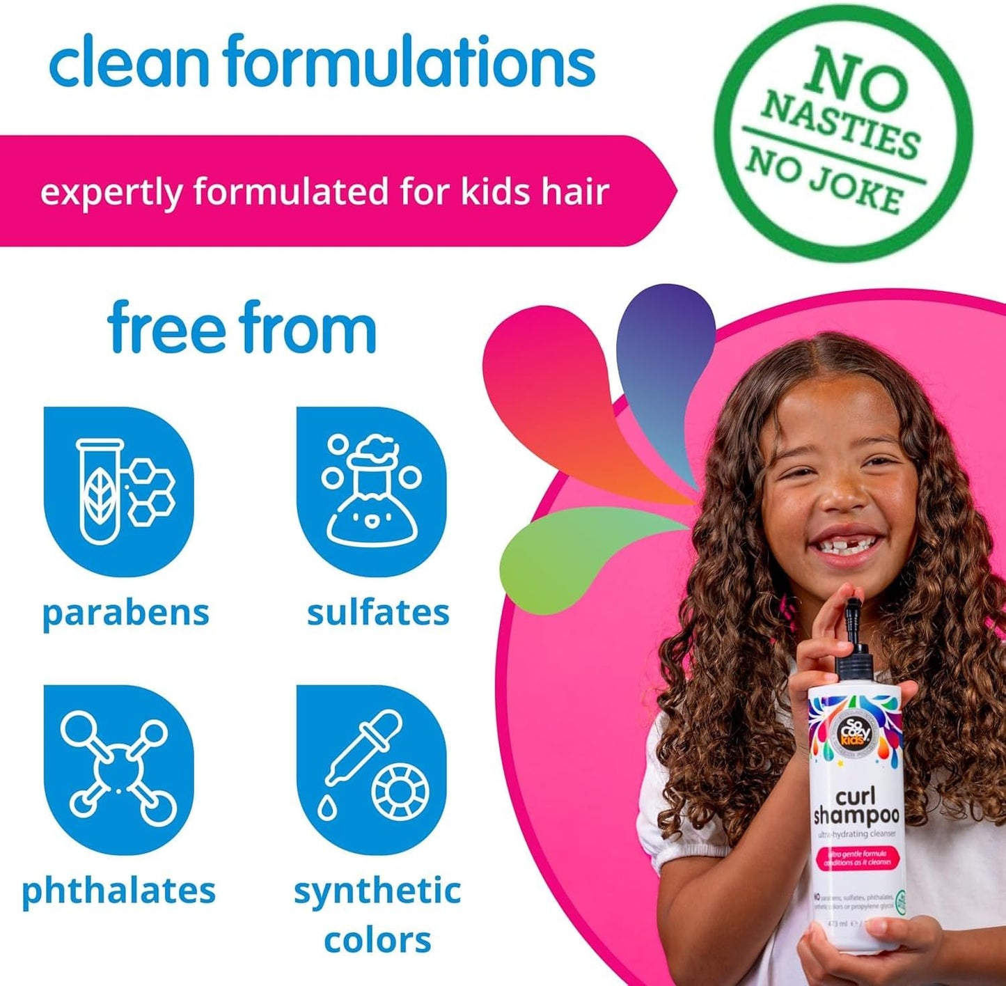 SO COZY Curl Shampoo Sweet-Crème, No Frizz or Fuss, Curls Done Right, 10.5 fl. oz.