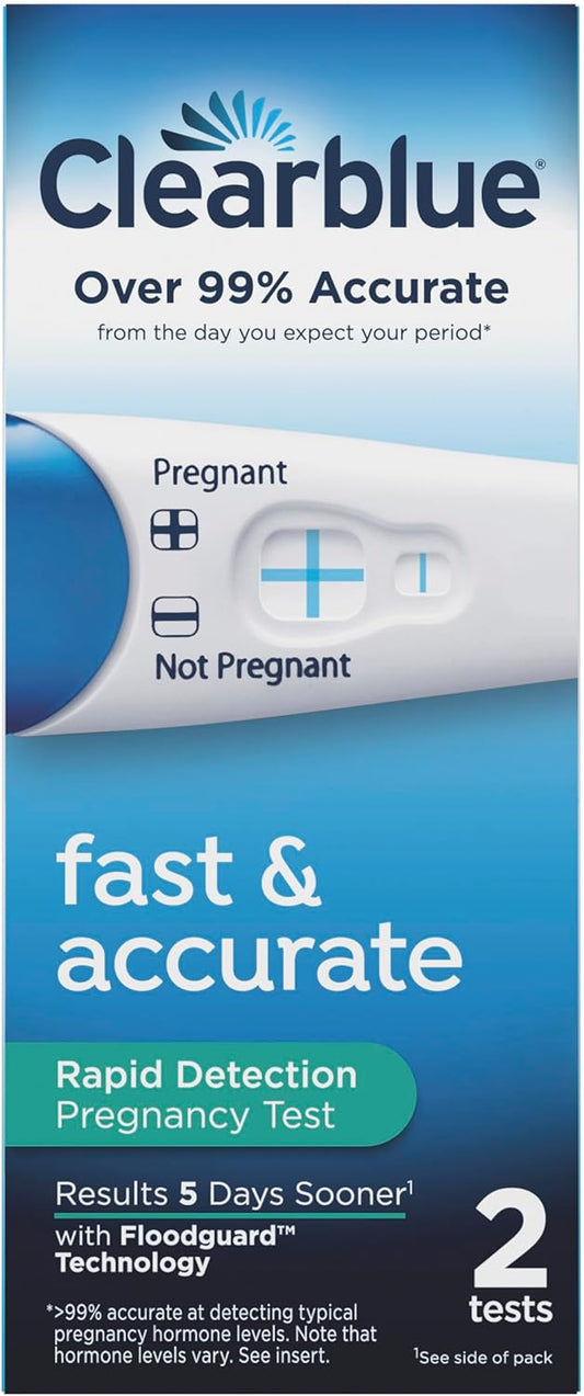 Clearblue Clearblue Pregnancy Test Combo Pack, 4ct - 2 Digital with Smart Countdown & 2 Rapid Detection - Value Pack