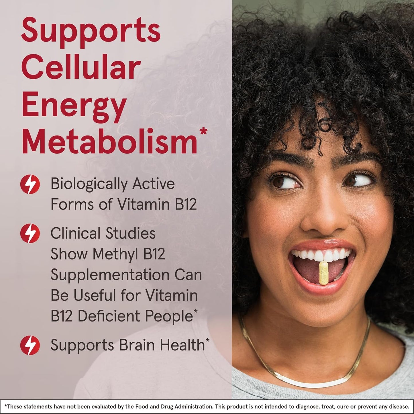 Jarrow Formulas Methyl B-12 Tablets, 500 mg, Dietary Supplement For Cellular Energy Production and Brain Health Support, 100 Cherry Flavor Chewable Tablets, 100 Day Supply