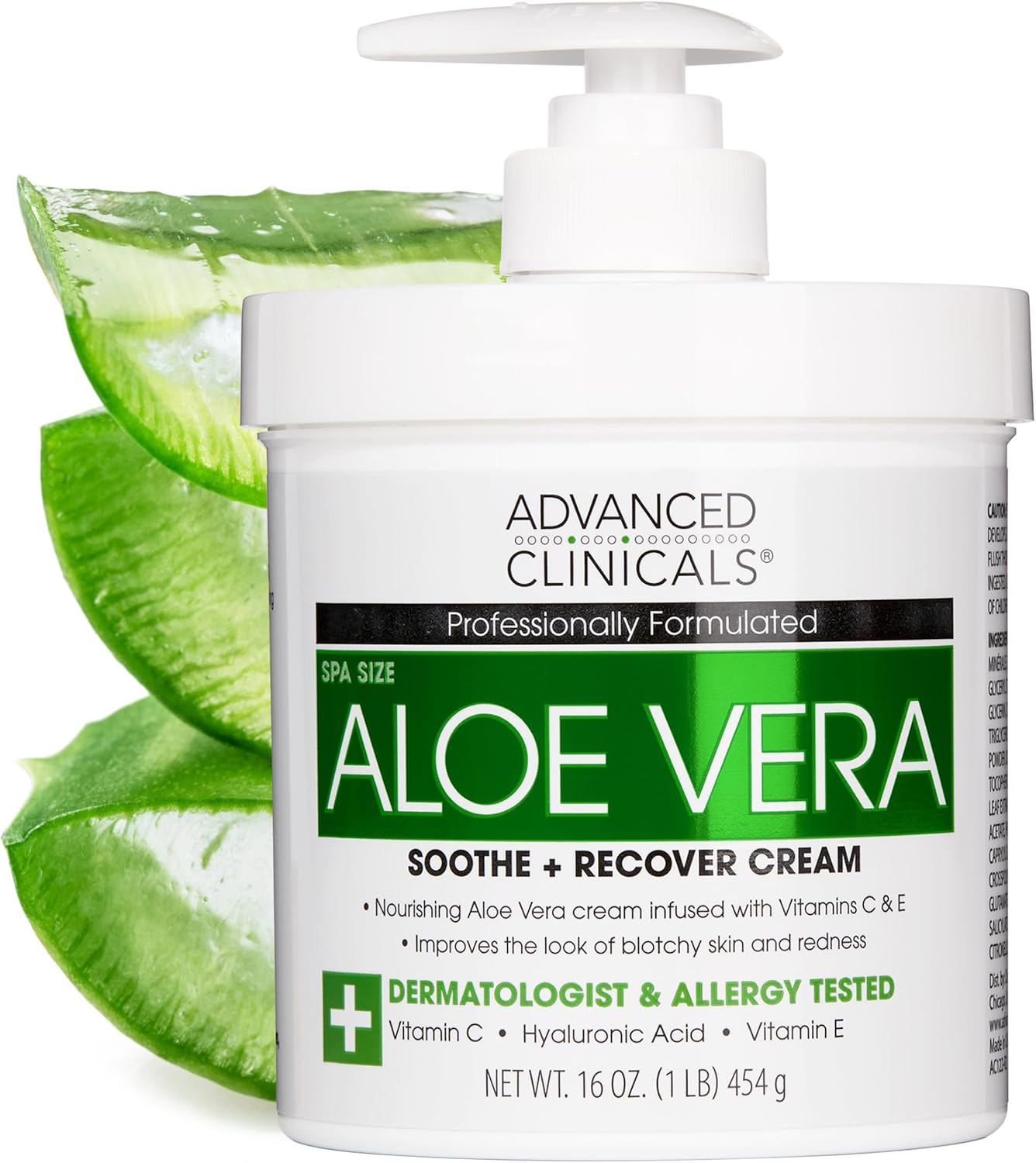 Advanced Clinicals Vitamin C Cream Advanced Brightening Cream Anti Aging Cream For Age Spots Dark Spots On Face Hands Body 16 Ounce Multi